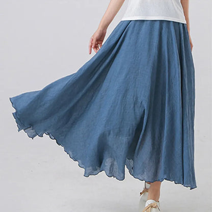 Linen Maxi Skirt