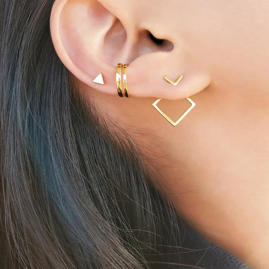 Minimalist Geometric Earrings