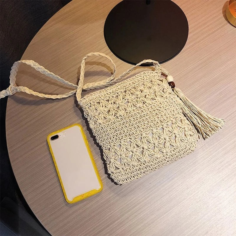 Boho Woven Shoulder Bag