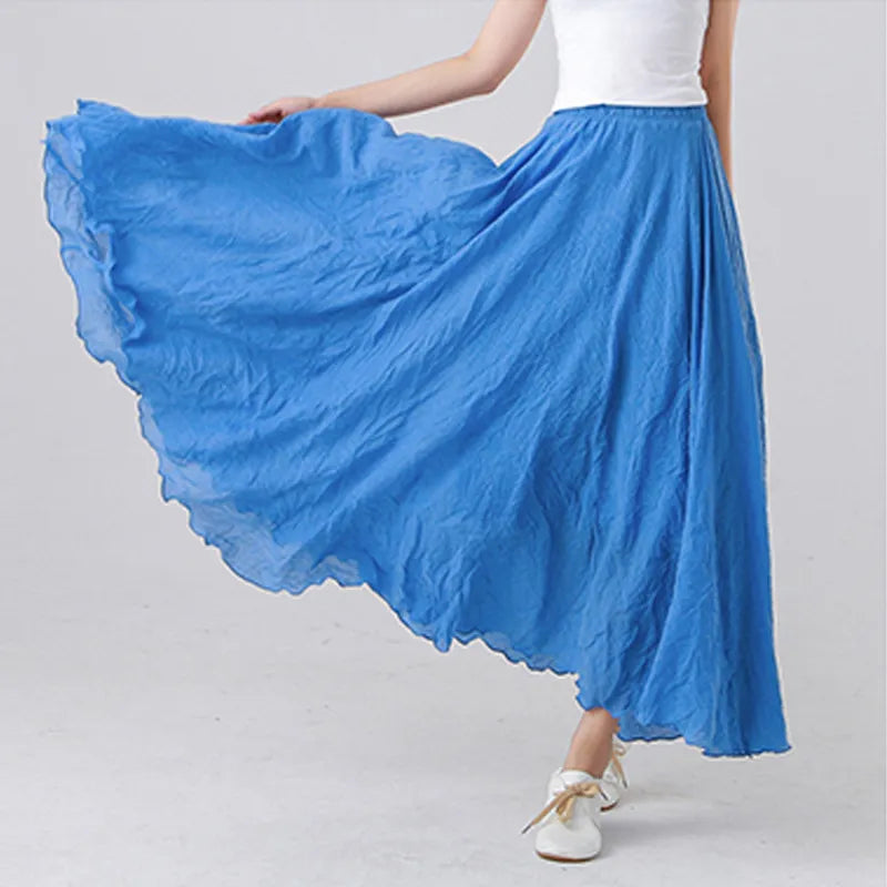 Linen Maxi Skirt