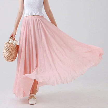 Linen Maxi Skirt