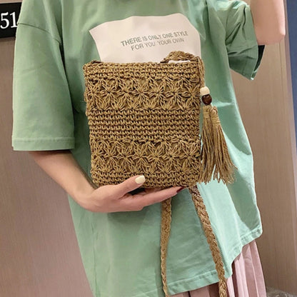 Boho Woven Shoulder Bag