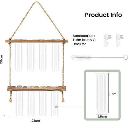 Hydroponic Glass Planter Wall Hanging