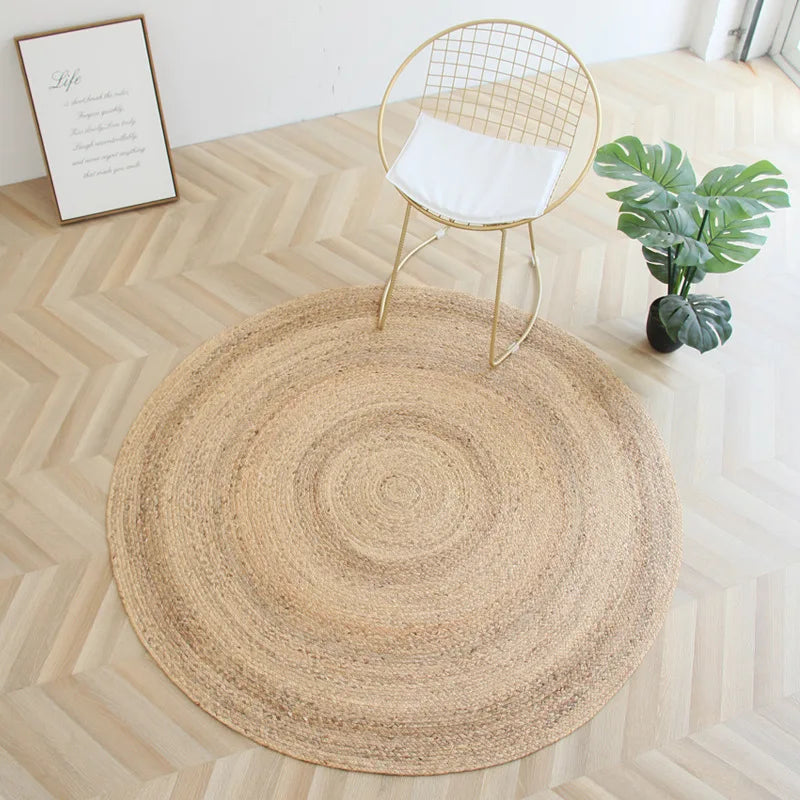 Rattan Round Carpet